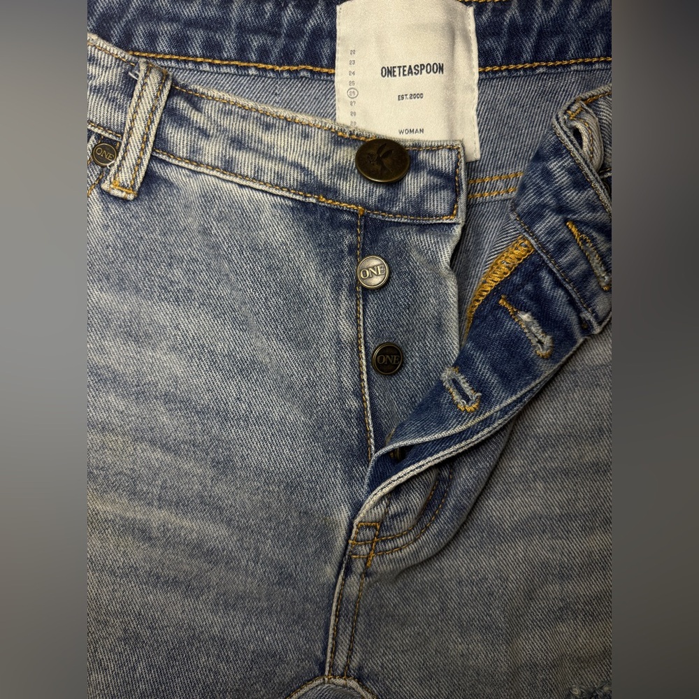 OneTeaSpoon Ripped Low Rise Jeans - Picture 6 of 6